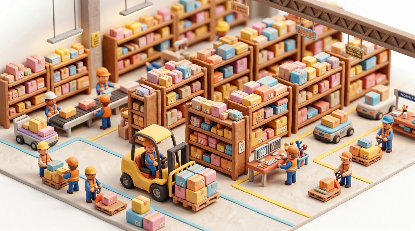 Transmute Inventory smart warehouse overview showing real-time inventory dashboard